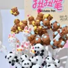 Chenxi's new Panda Twist pen, student stress-relieving gel pen, high appearance level creative stationery wholesale, signature pen wholesale details Picture